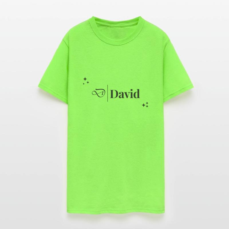David Name Light Background