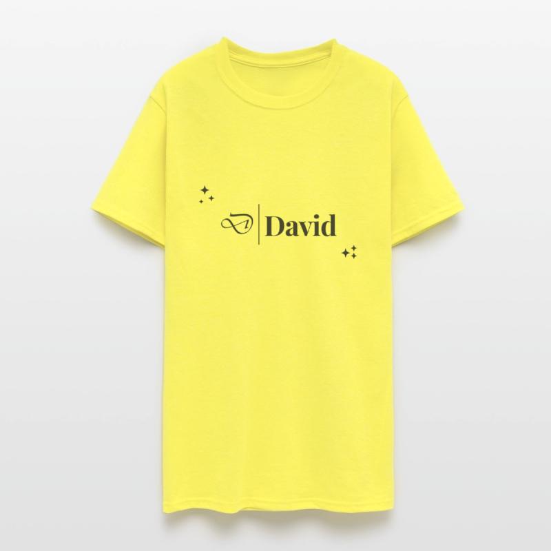 David Name Light Background