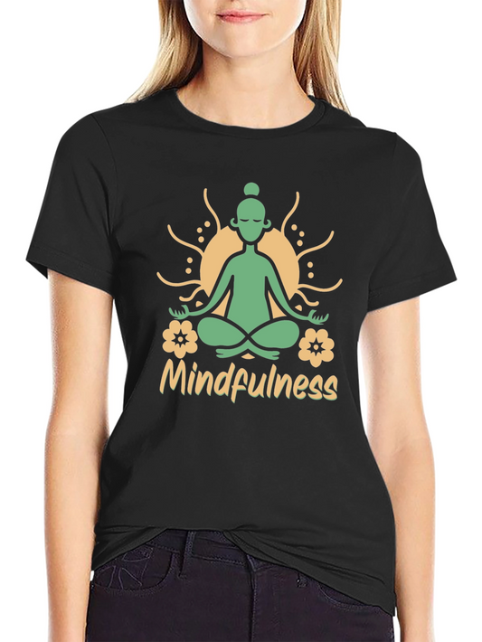 Mindfulness Graphic Tee - Zen Meditation T-Shirt