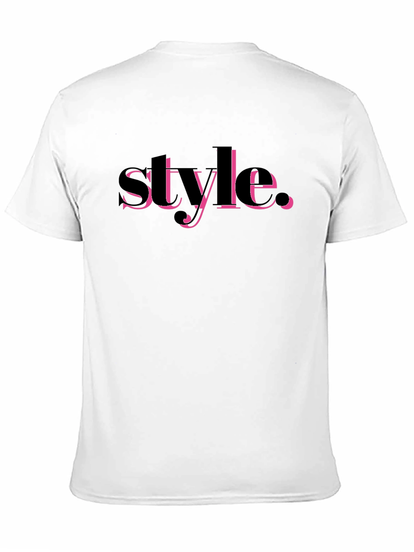 Stylish Black Tee with Bold Graphic Design