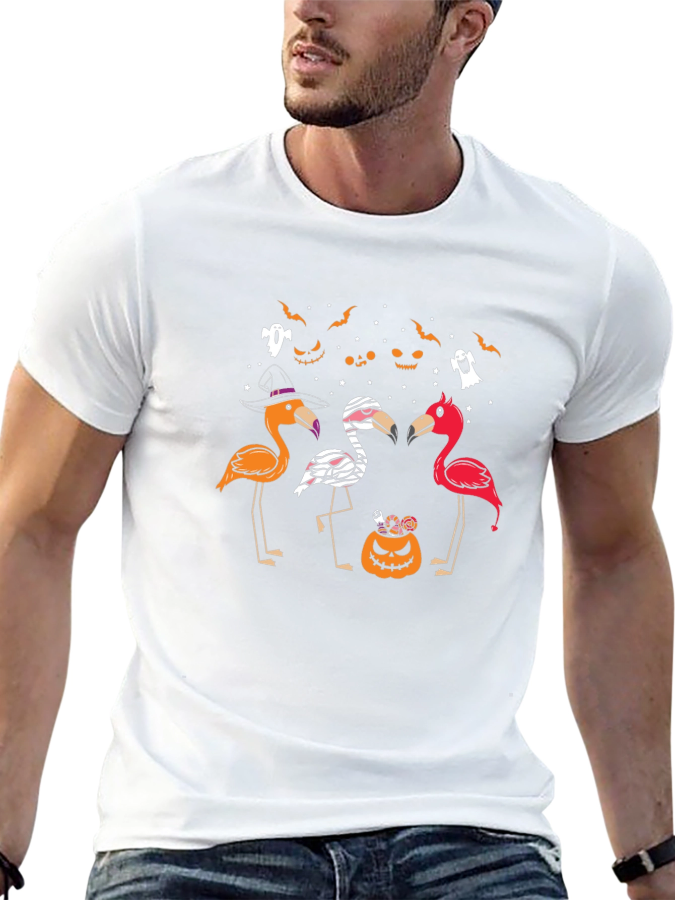 Halloween Flamingo T-Shirt