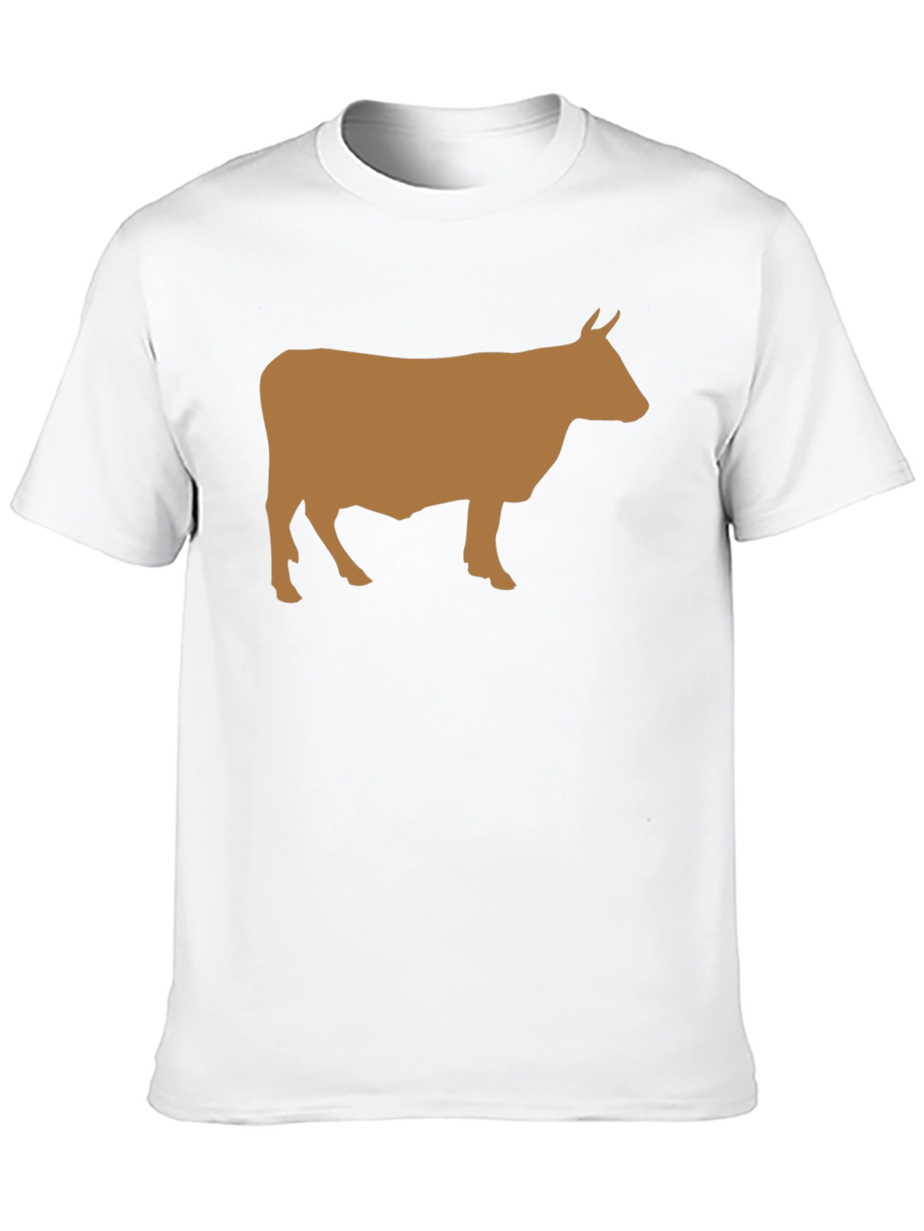 Cow Graphic Tee - Black Cotton Comfort