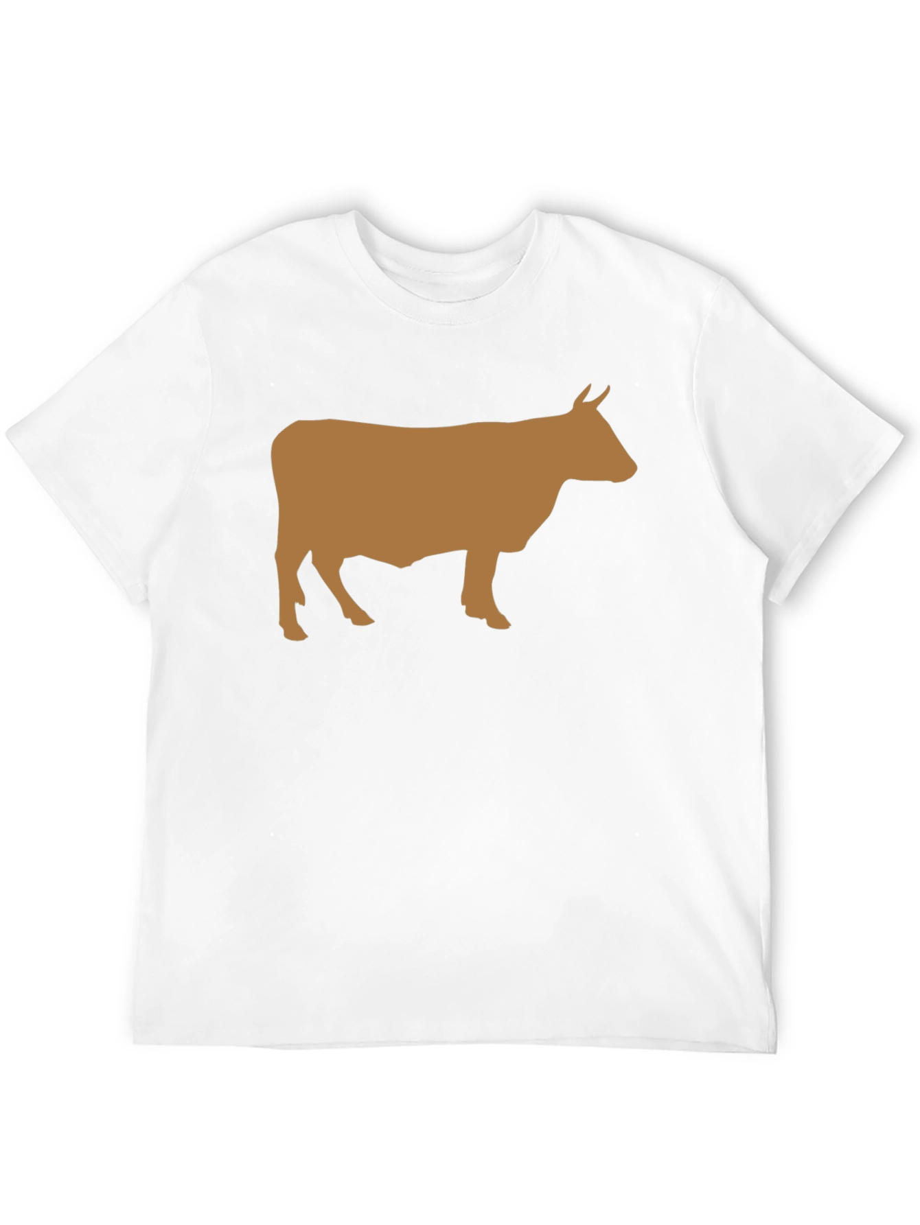 Cow Graphic Tee - Black Cotton Comfort