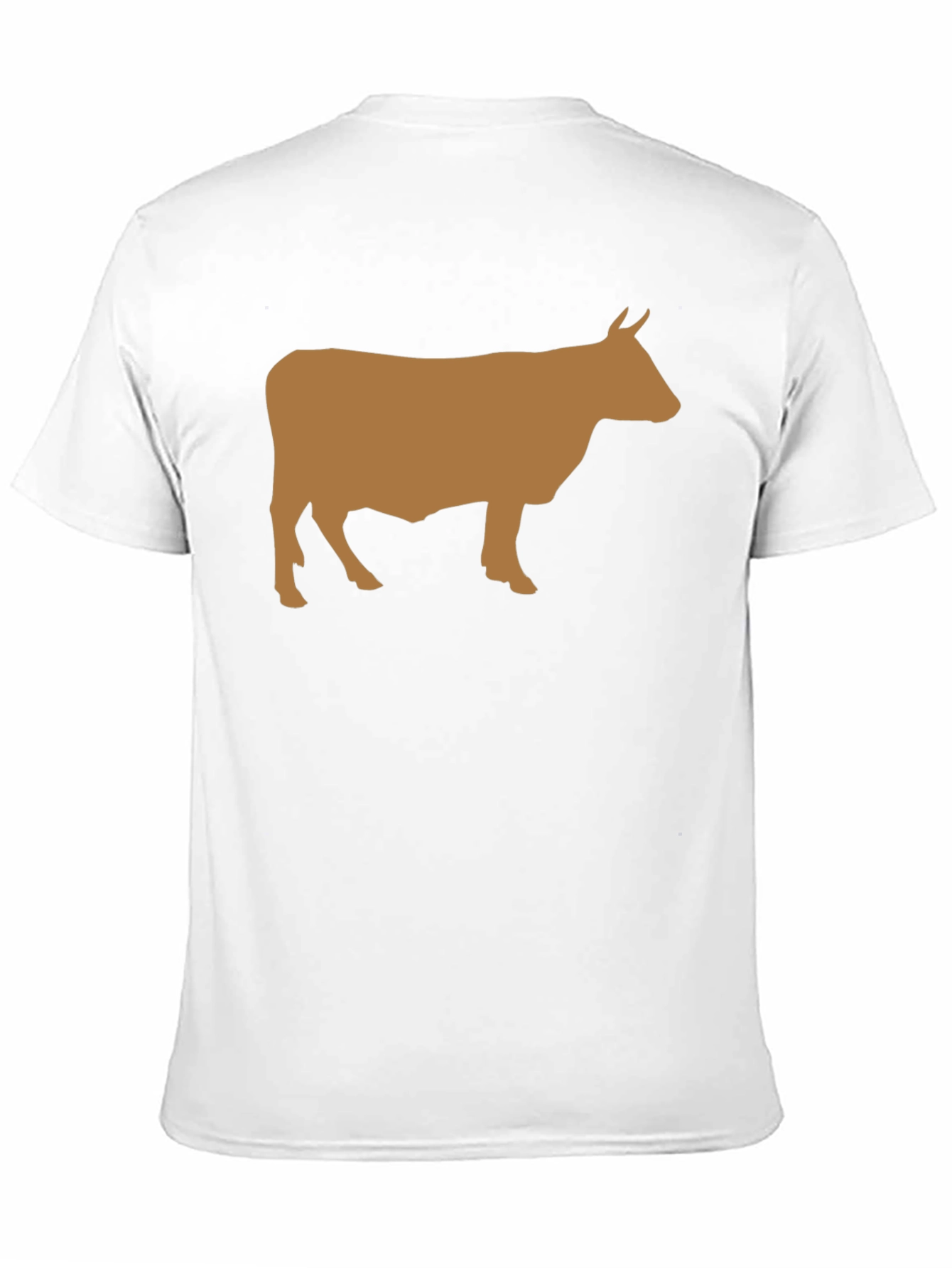 Cow Graphic Tee - Black Cotton Comfort