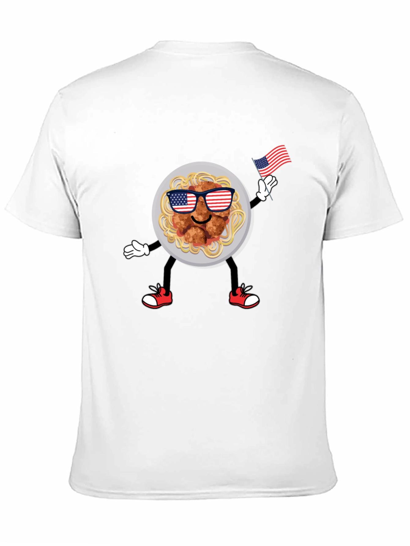Patriotic Spaghetti & Meatballs Graphic Tee