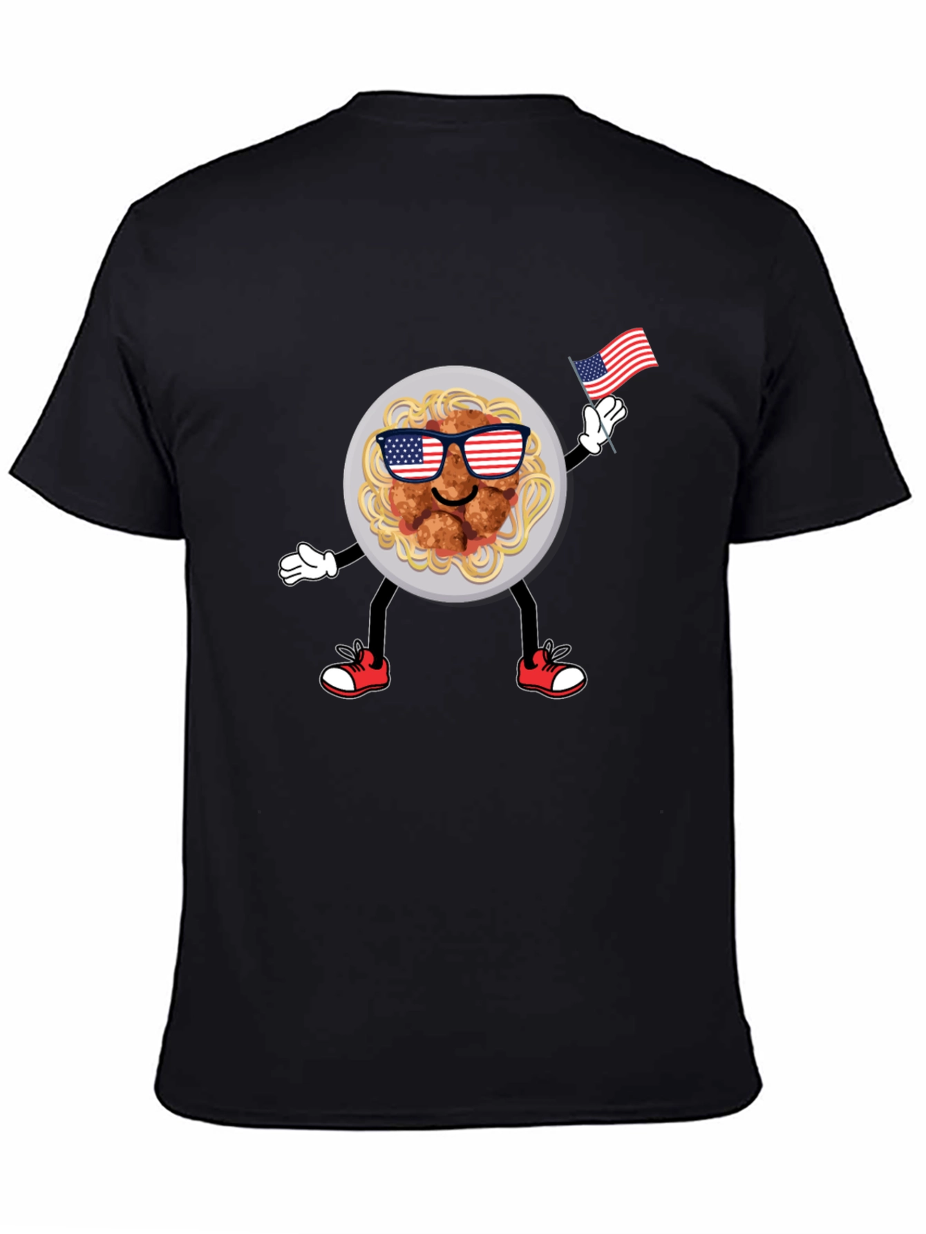 Patriotic Spaghetti & Meatballs Graphic Tee
