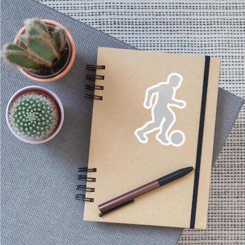 design footballer sport silhouette