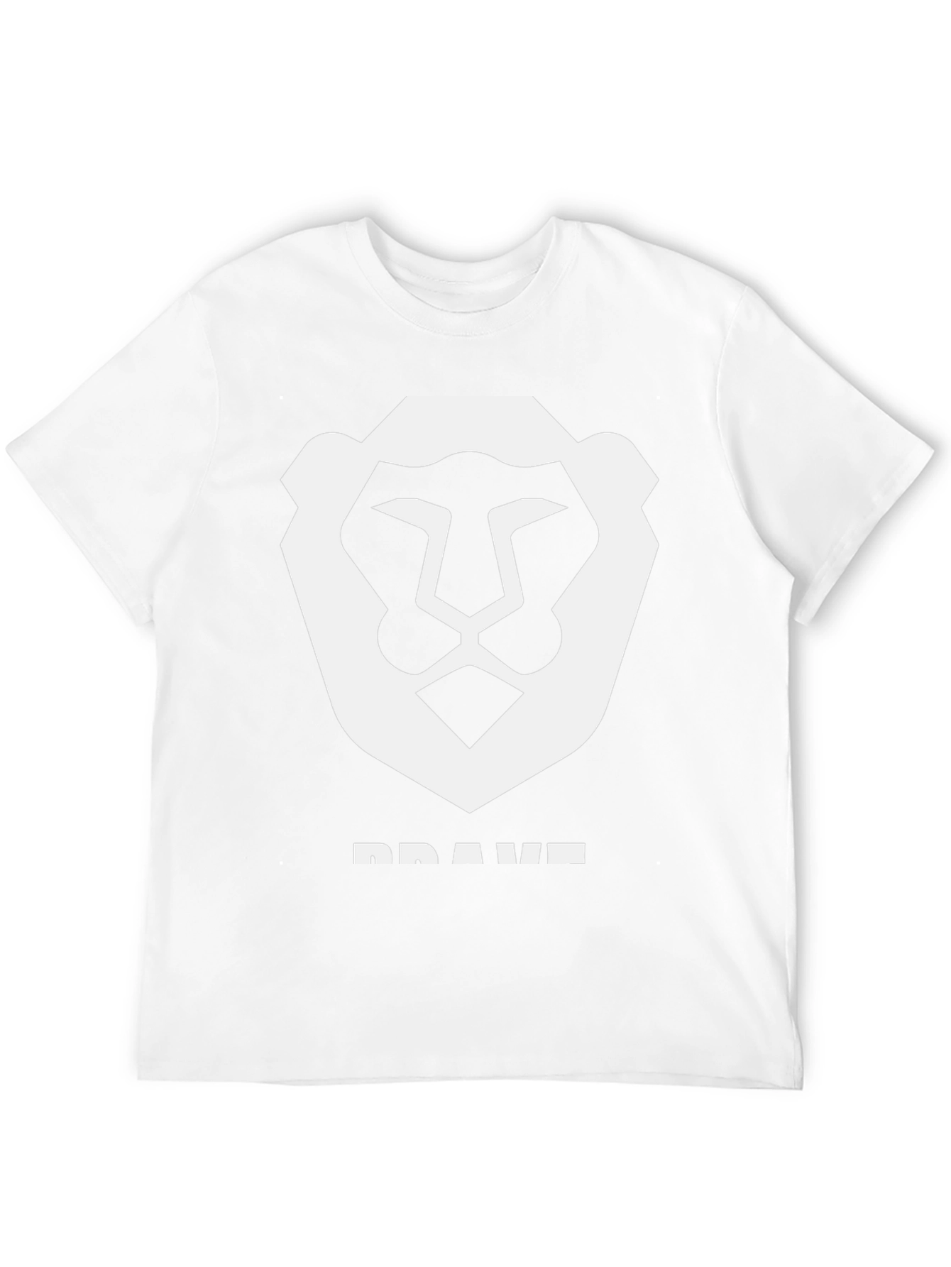 Brave Browser Lion Logo Black T-Shirt
