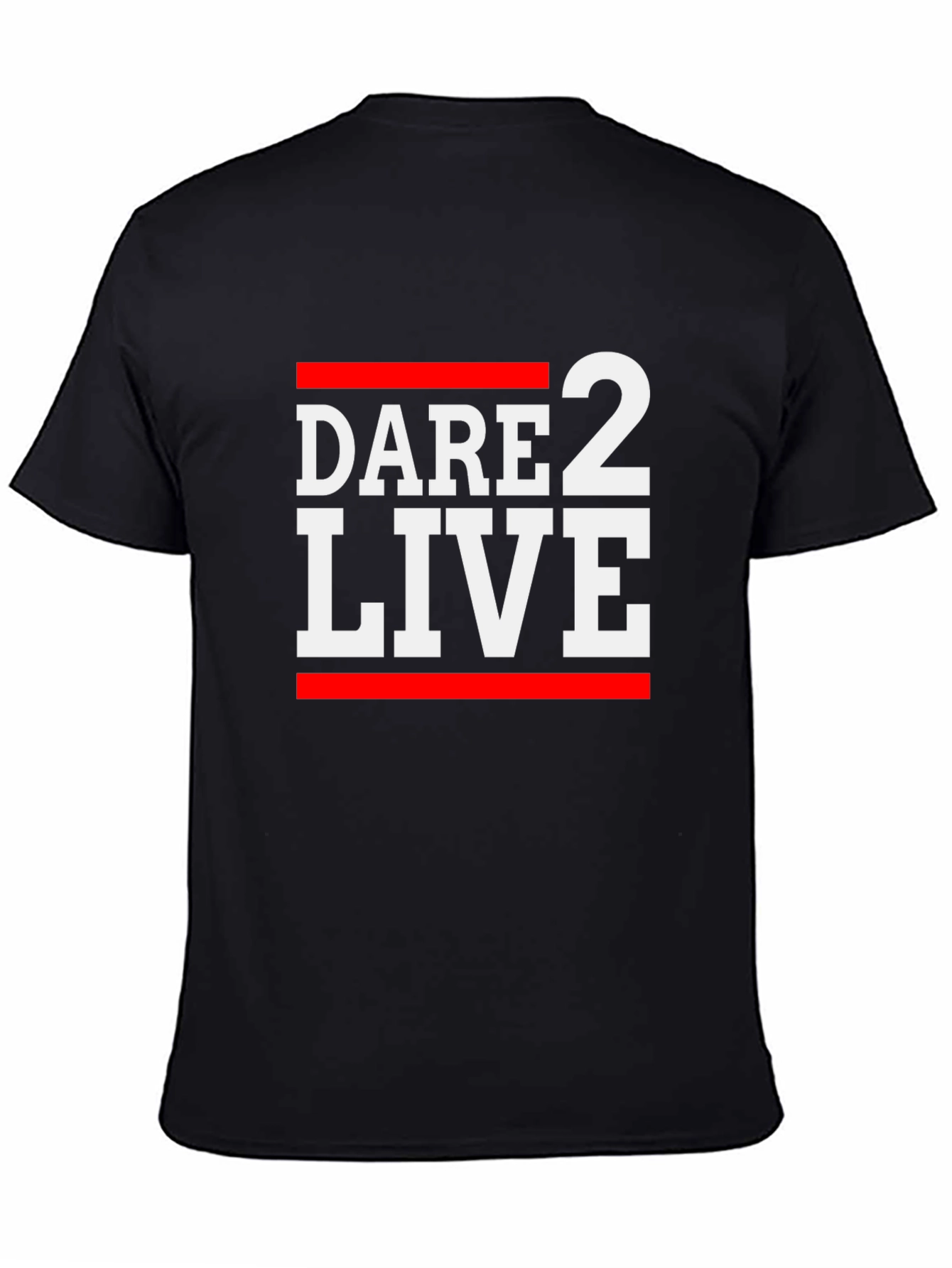 Dare 2 Live Black Graphic Tee