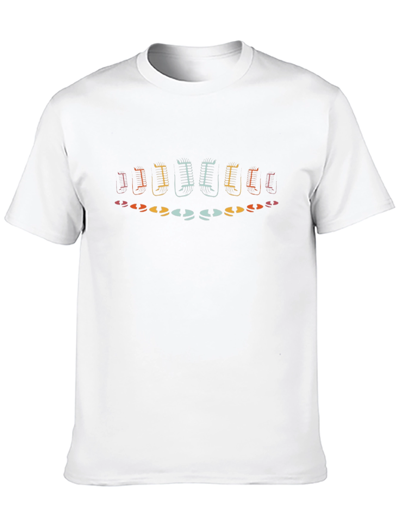 Retro Microphone Array Graphic Tee - Black