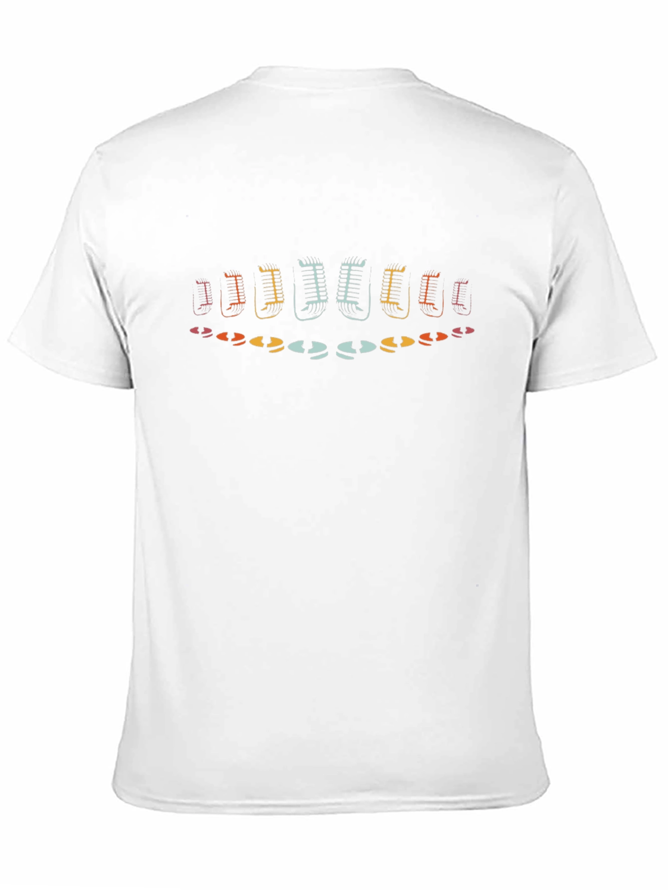 Retro Microphone Array Graphic Tee - Black