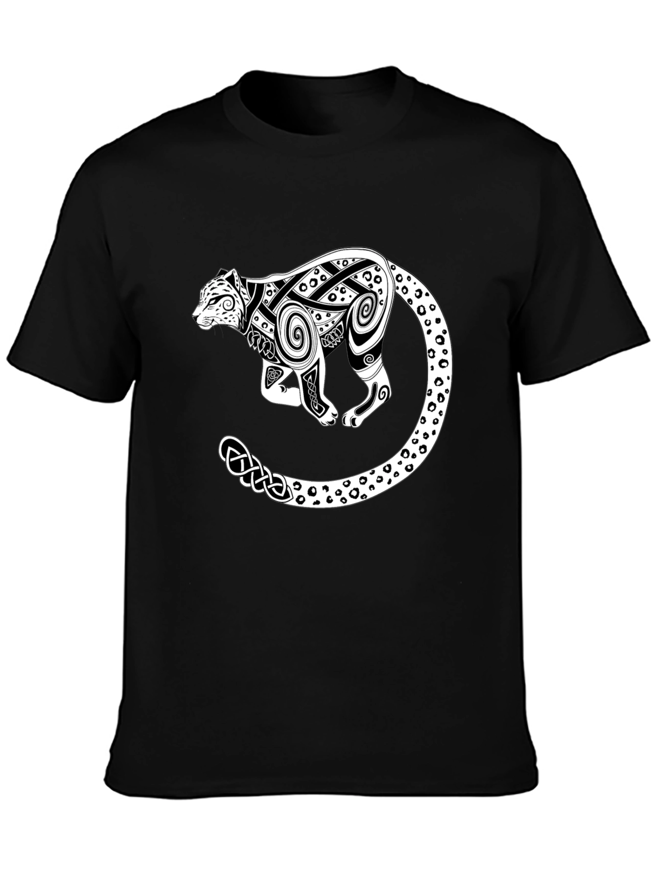 Celtic Leopard T-Shirt - Stylish Graphic Tee