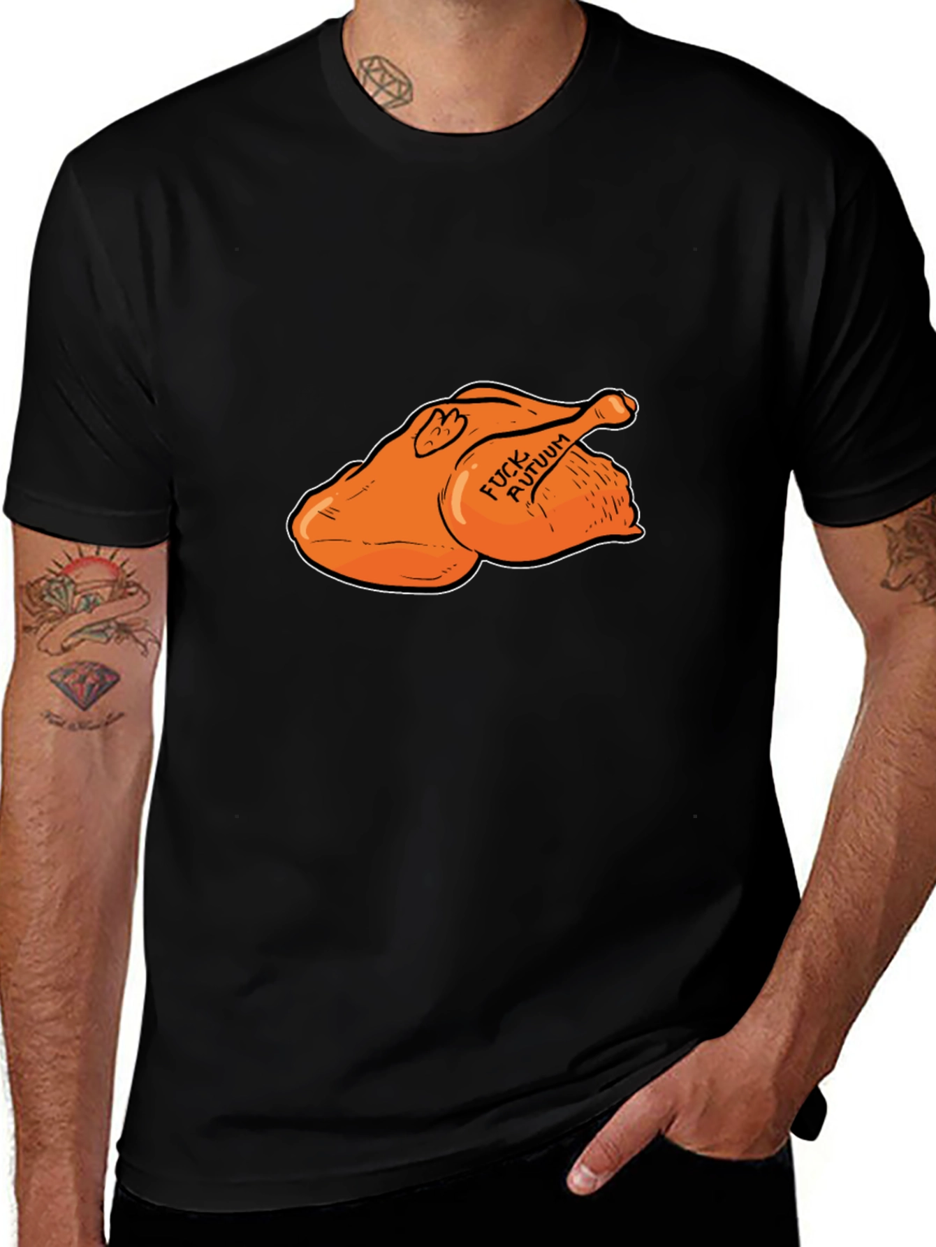 Funny Turkey T-Shirt - F*ck Autumn Graphic Tee