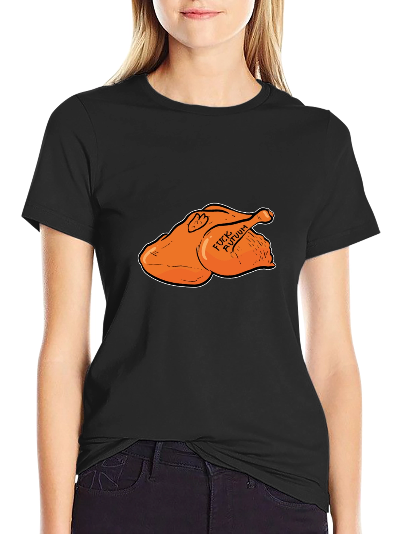 Funny Turkey T-Shirt - F*ck Autumn Graphic Tee