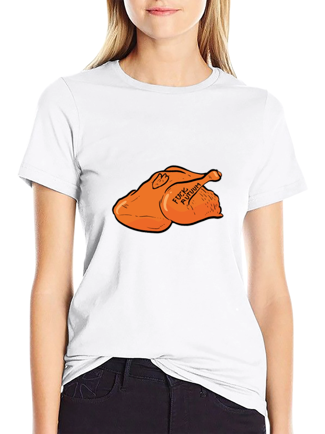 Funny Turkey T-Shirt - F*ck Autumn Graphic Tee