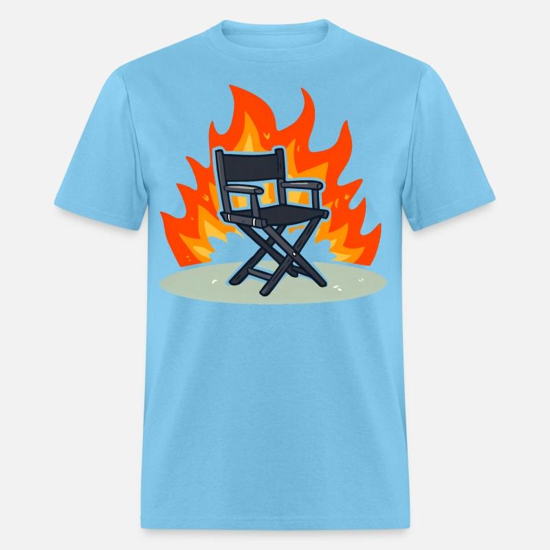 Director Chair with Flames of Determination