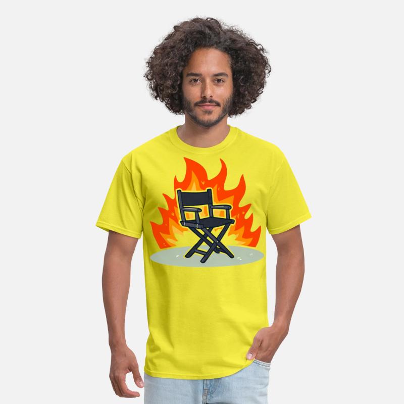 Director Chair with Flames of Determination