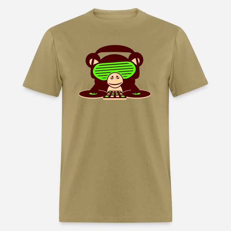 DJ Club Disco Music Party Funny Monkey Chimpanzee
