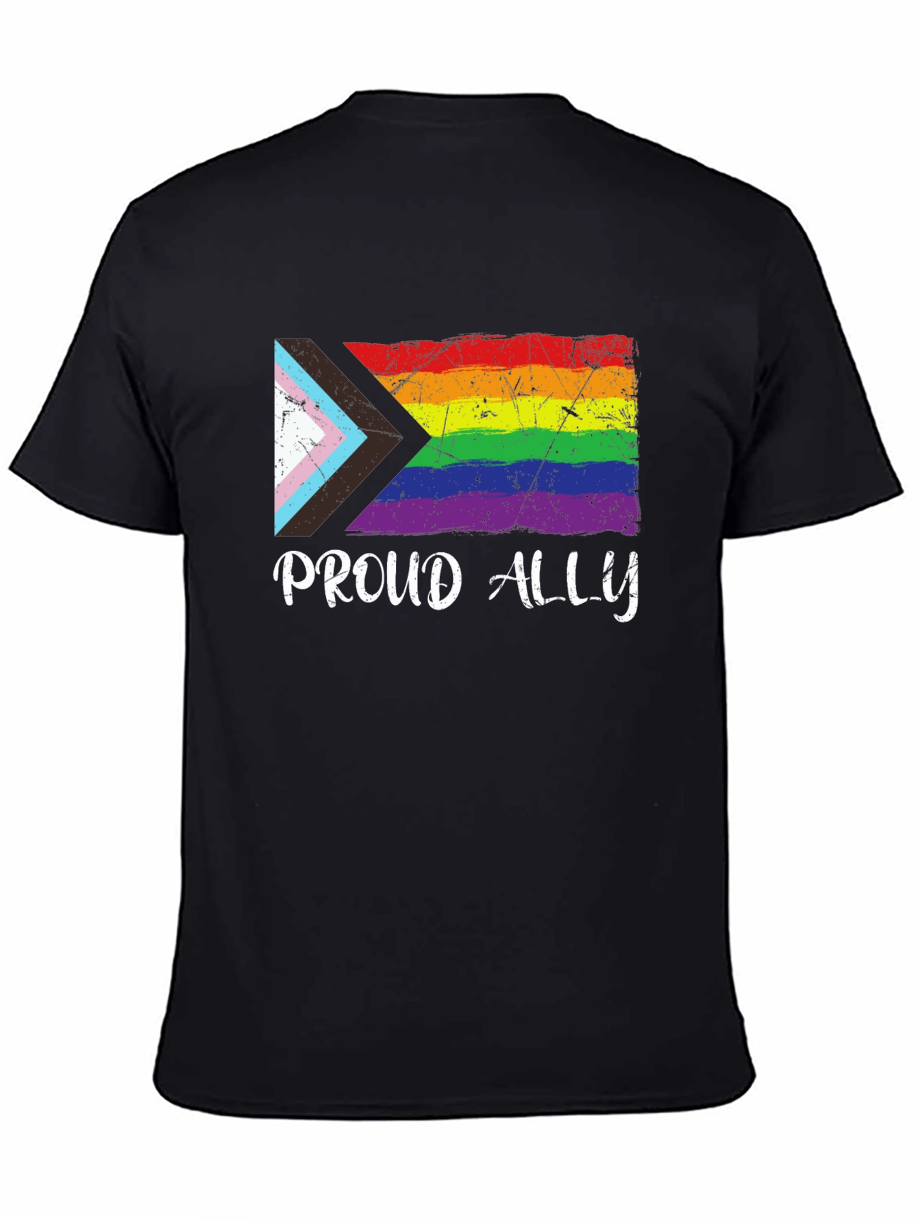 Proud Ally LGBTQ+ Pride Graphic Tee