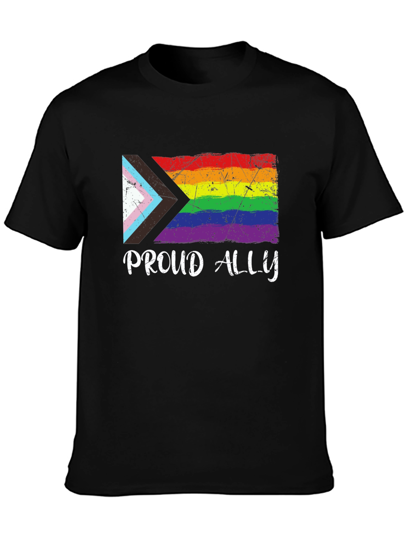Proud Ally LGBTQ+ Pride Graphic Tee