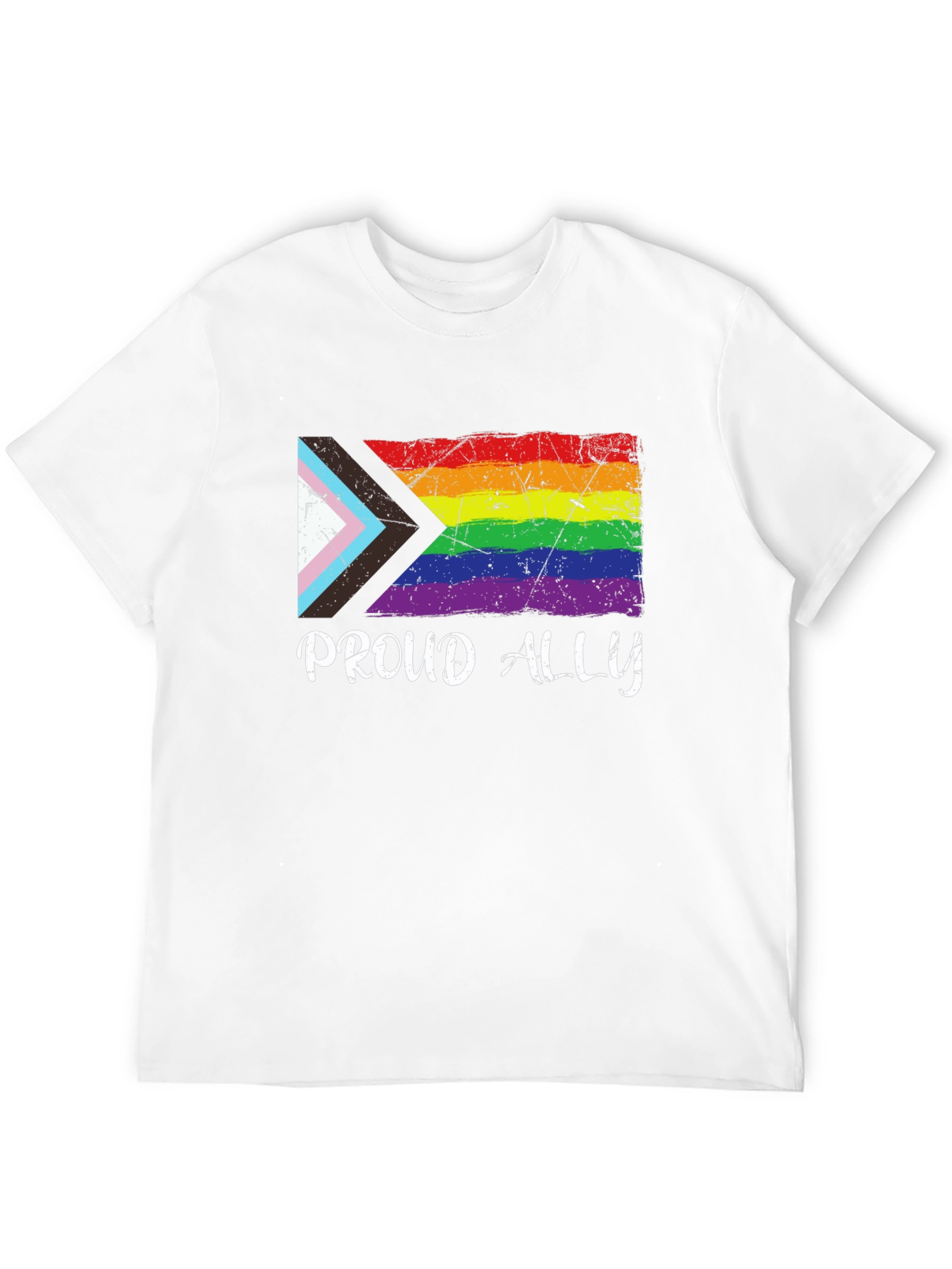 Proud Ally LGBTQ+ Pride Graphic Tee