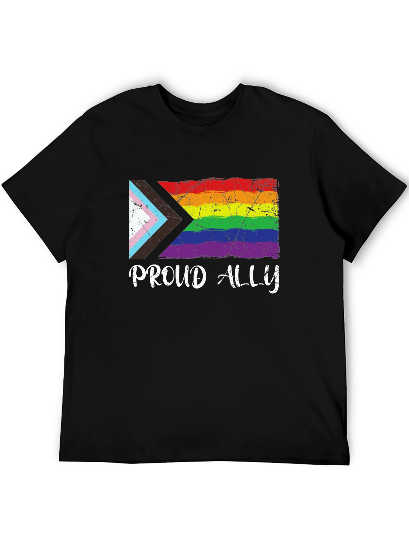 Proud Ally LGBTQ+ Pride Graphic Tee