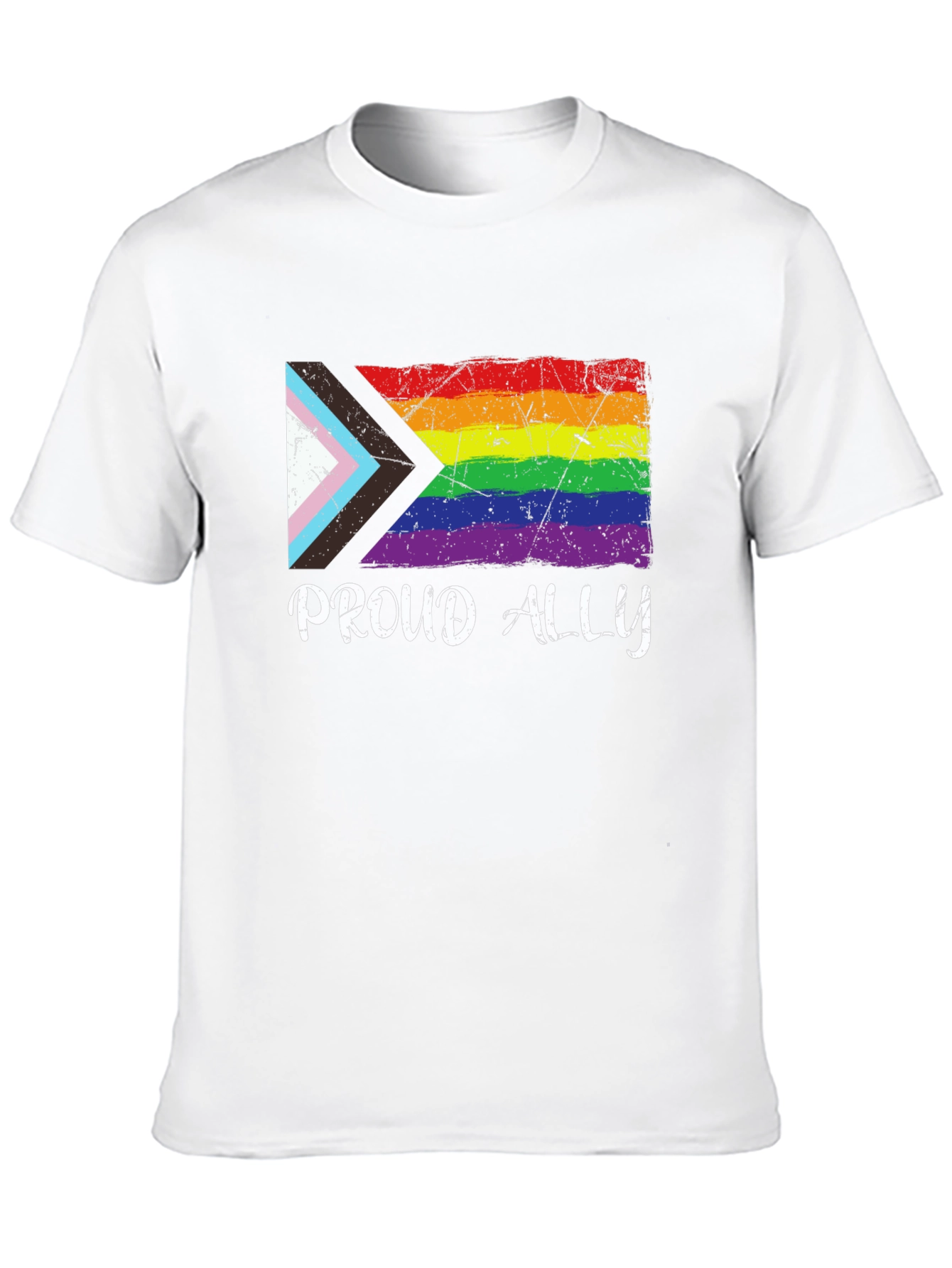 Proud Ally LGBTQ+ Pride Graphic Tee