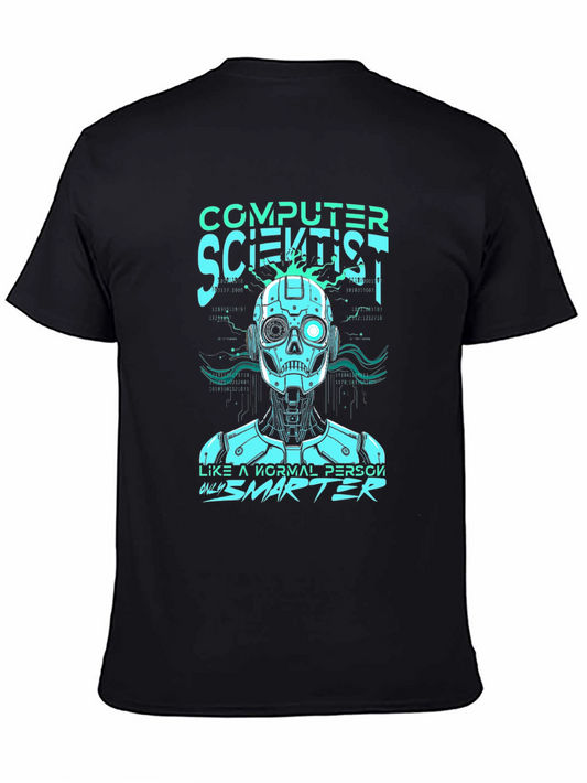 Computer Scientist Robot Graphic Tee