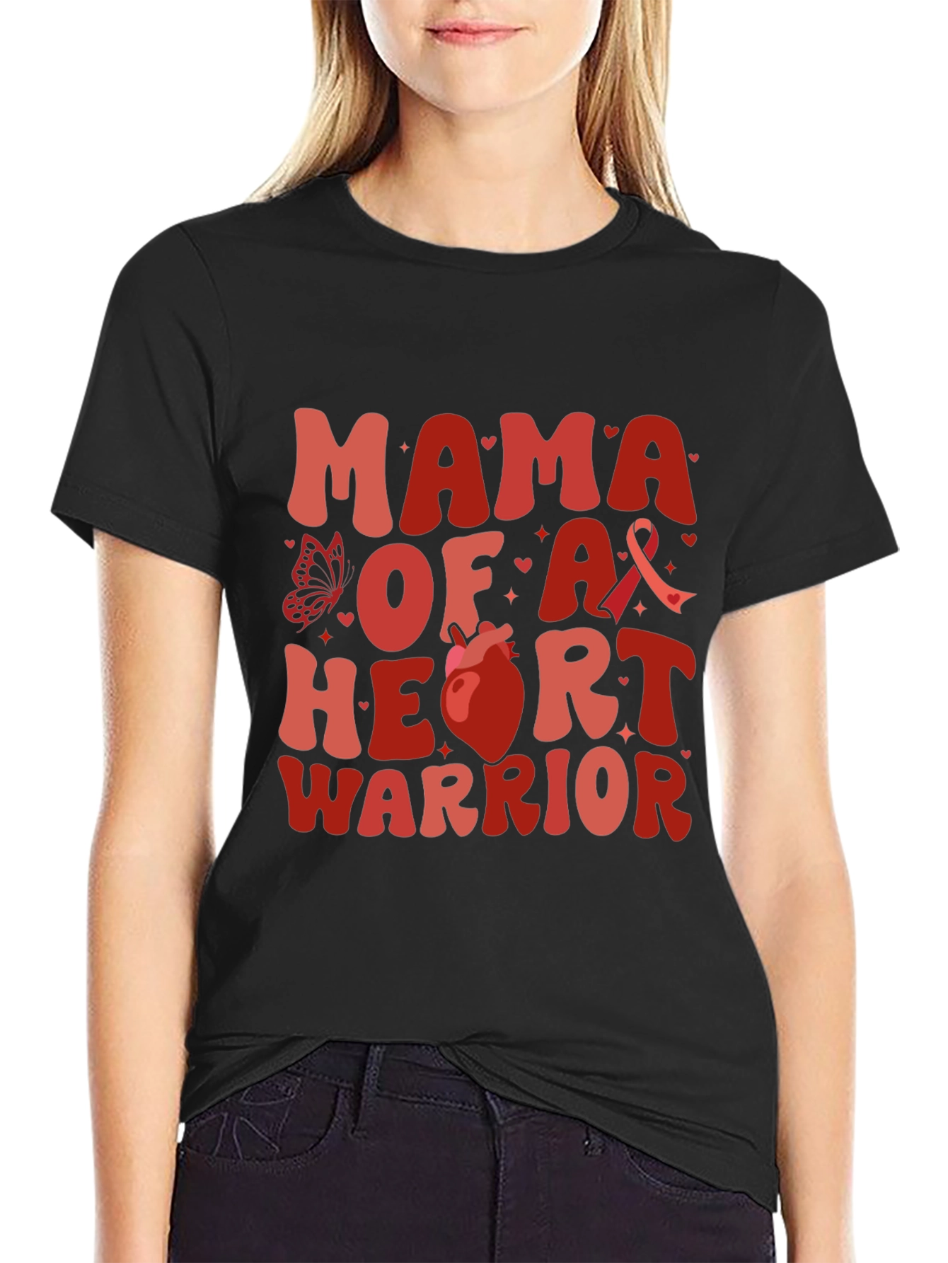 Mama of a Heart Warrior T-Shirt