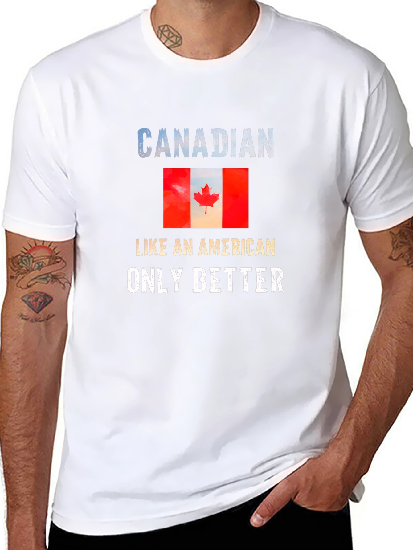Canadian Pride T-Shirt: Like an American Only Better