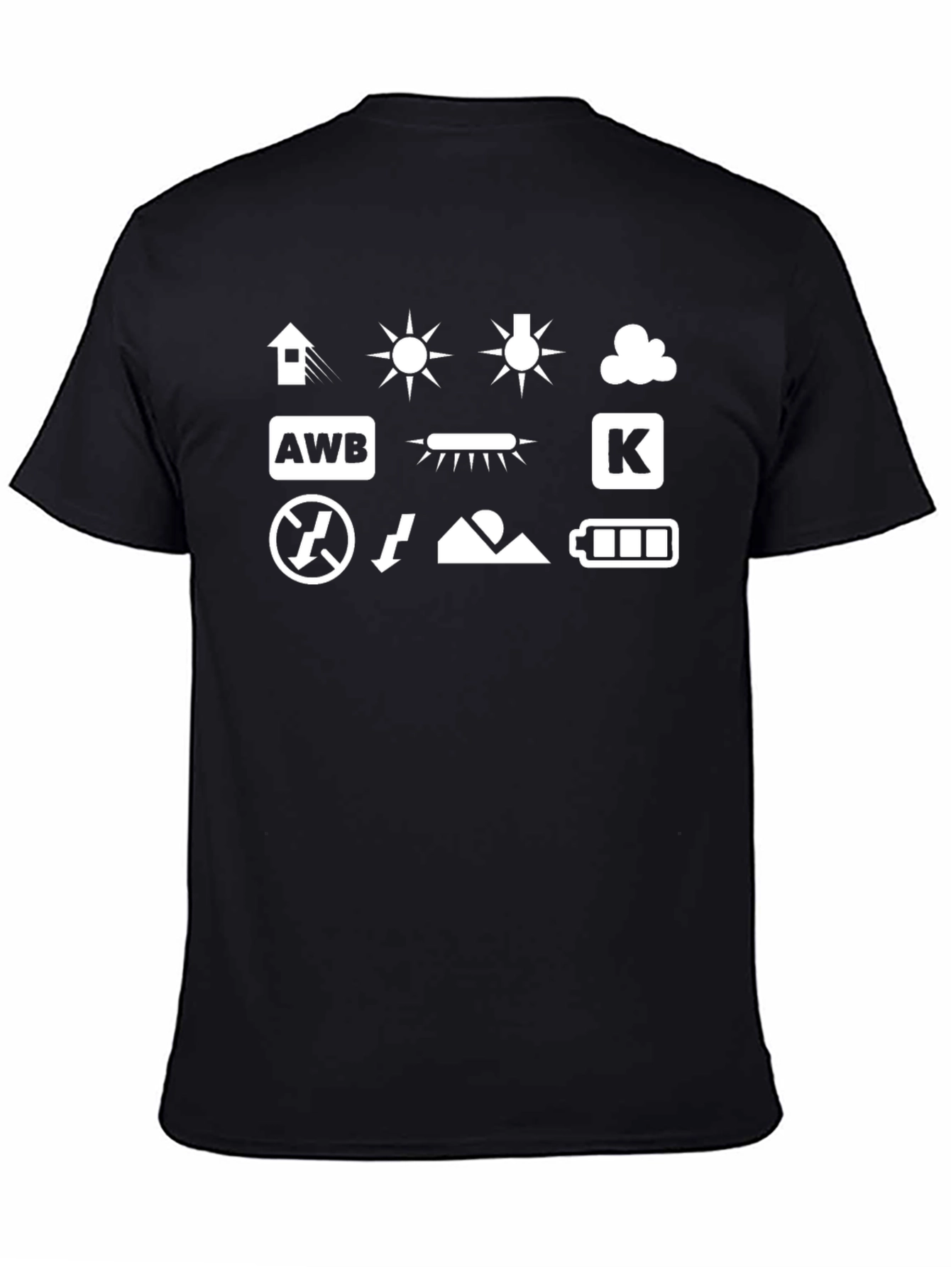 Camera Settings T-Shirt - Photography Mode Tee