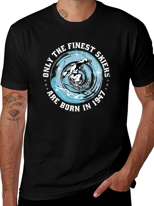 Finest Skiers Born in 1947 Graphic Tee