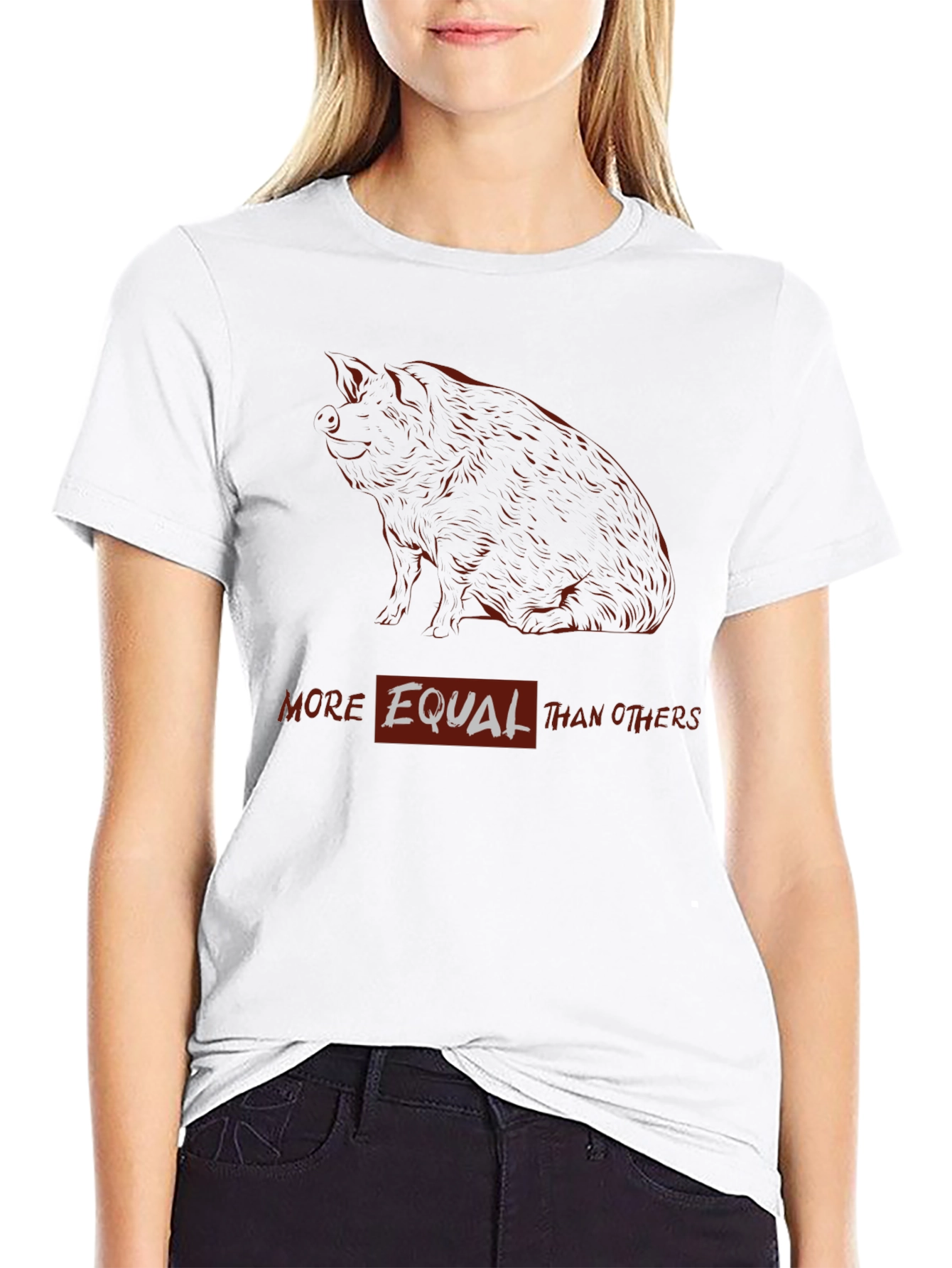 More Equal Than Others Pig Graphic Tee