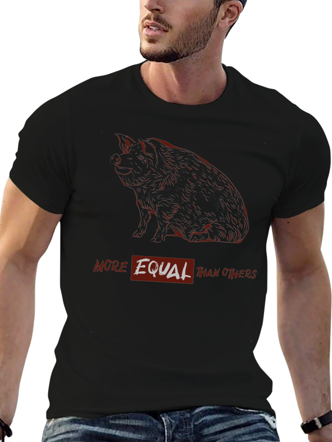 More Equal Than Others Pig Graphic Tee