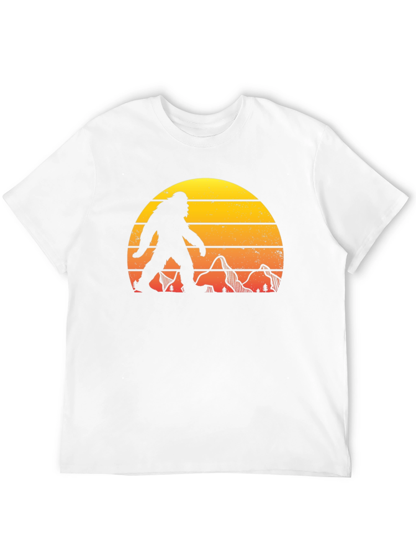 Bigfoot Sunset Graphic T-Shirt