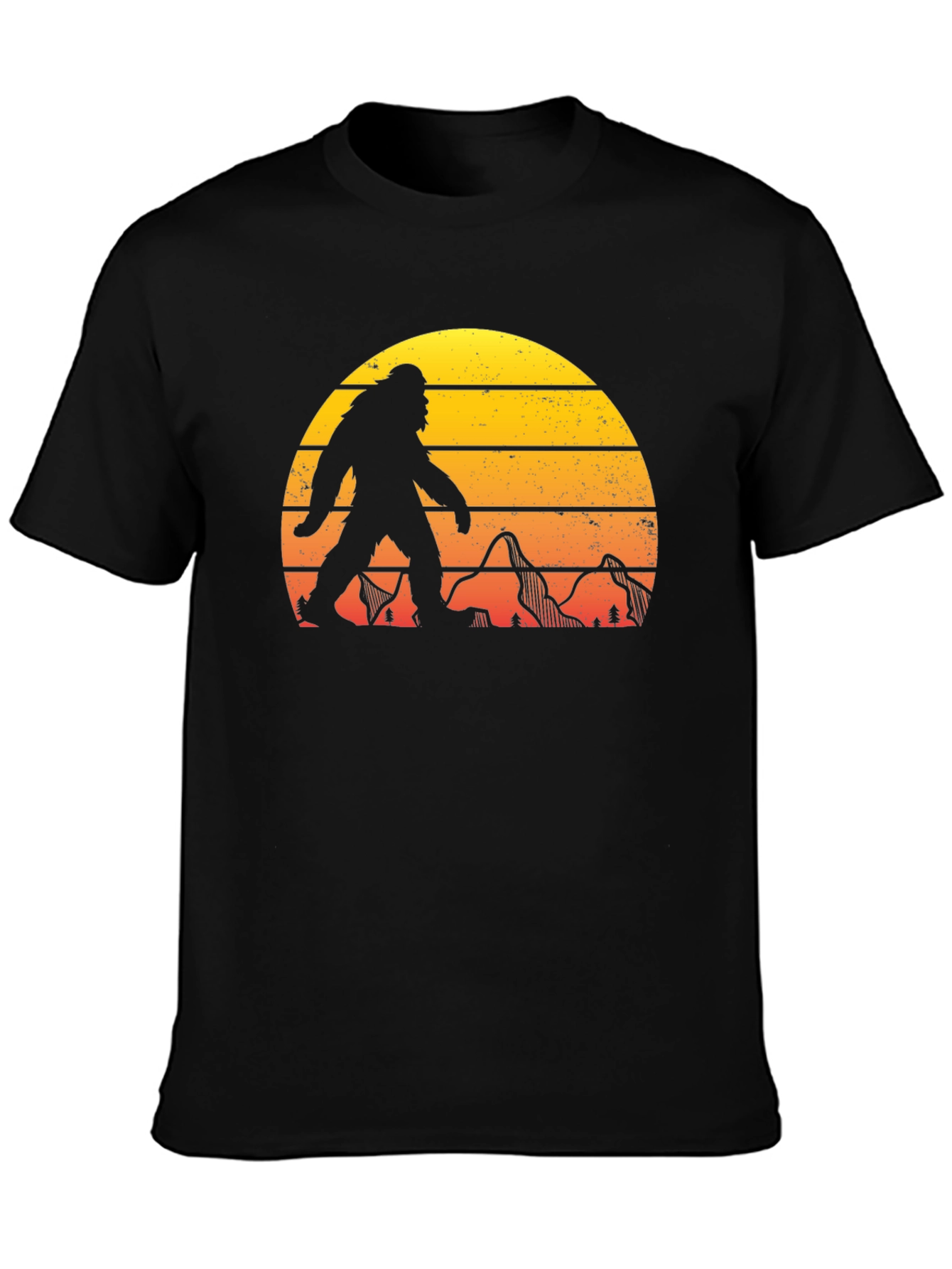 Bigfoot Sunset Graphic T-Shirt