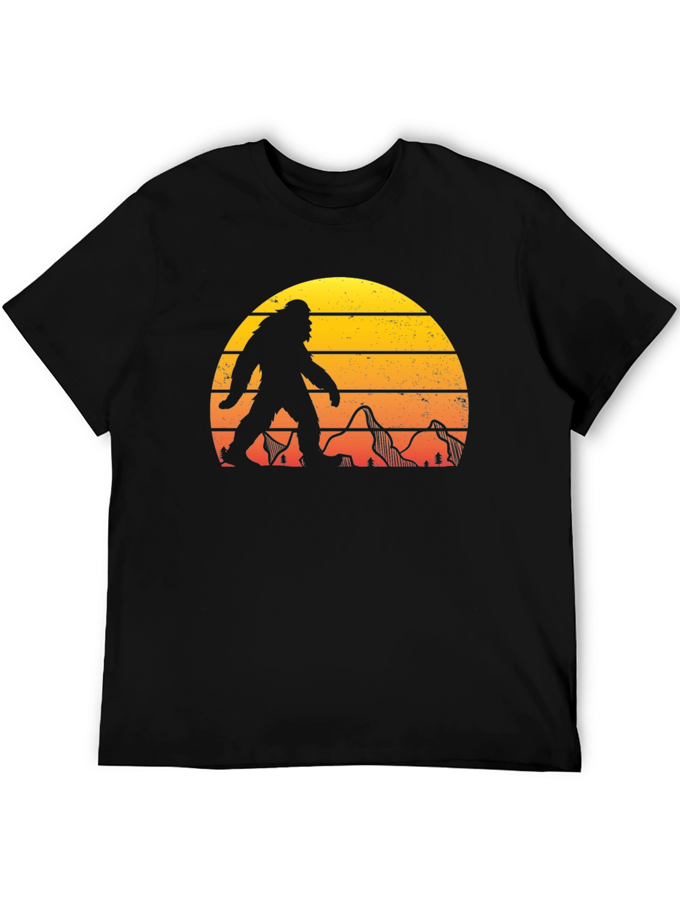 Bigfoot Sunset Graphic T-Shirt