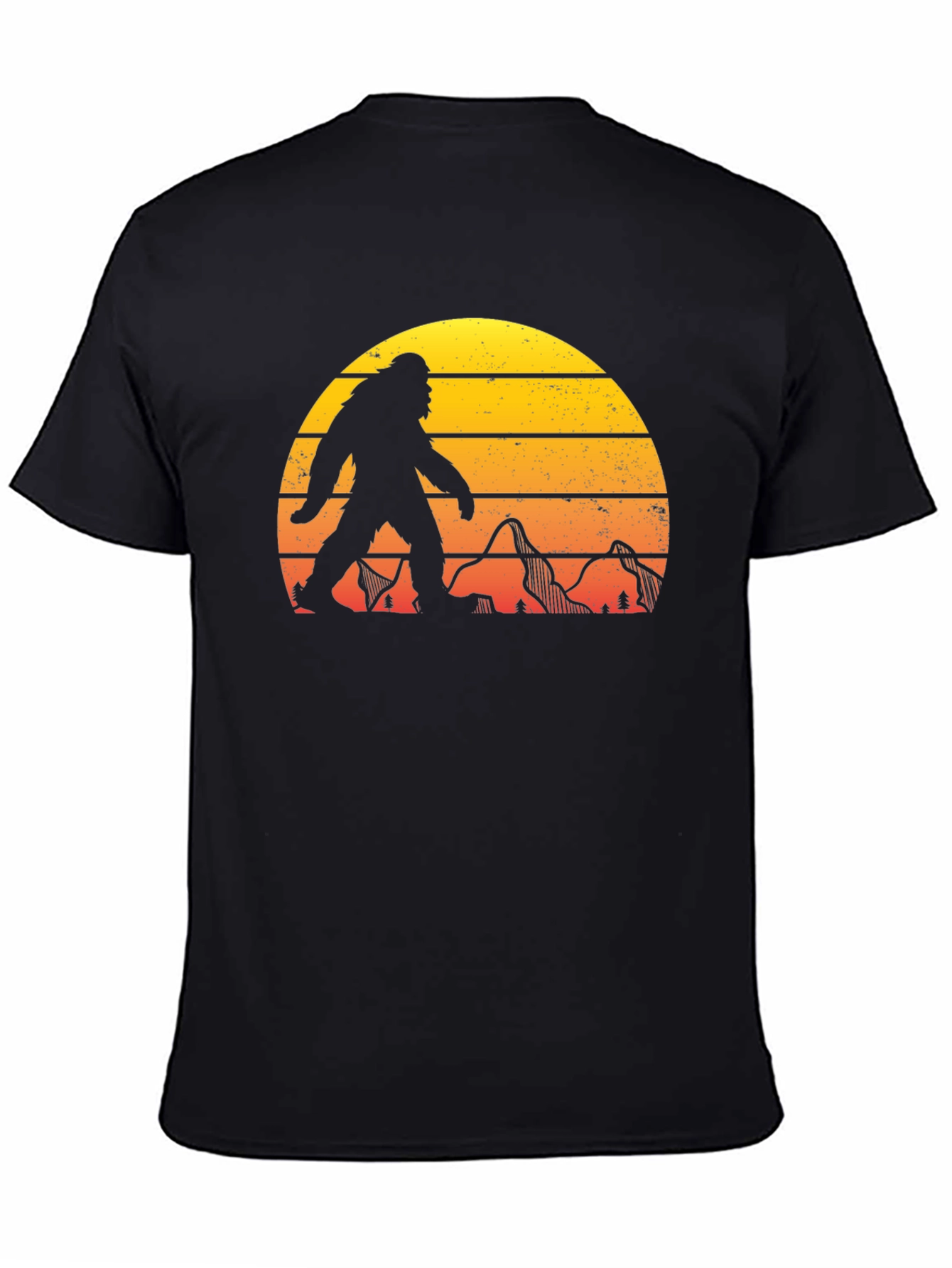 Bigfoot Sunset Graphic T-Shirt