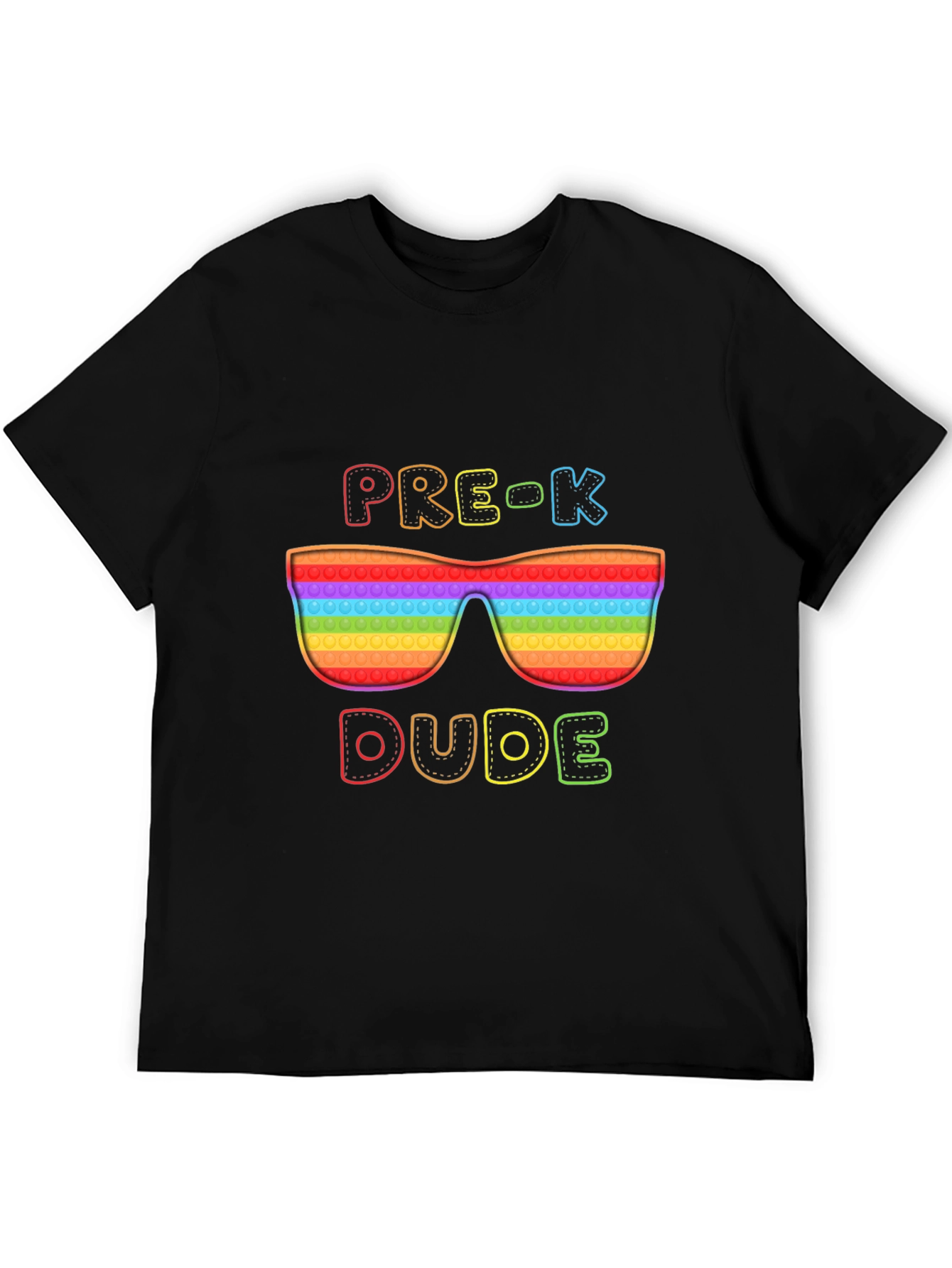 Pre-K Dude Pop It Sunglasses T-Shirt