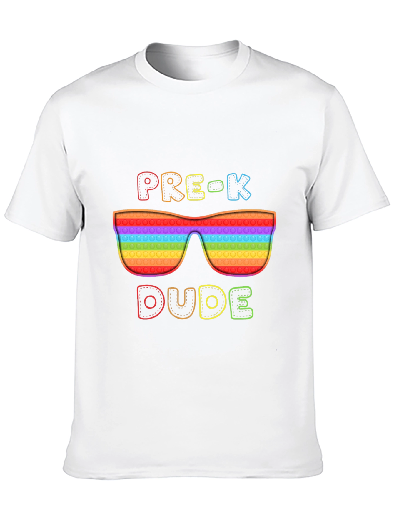 Pre-K Dude Pop It Sunglasses T-Shirt