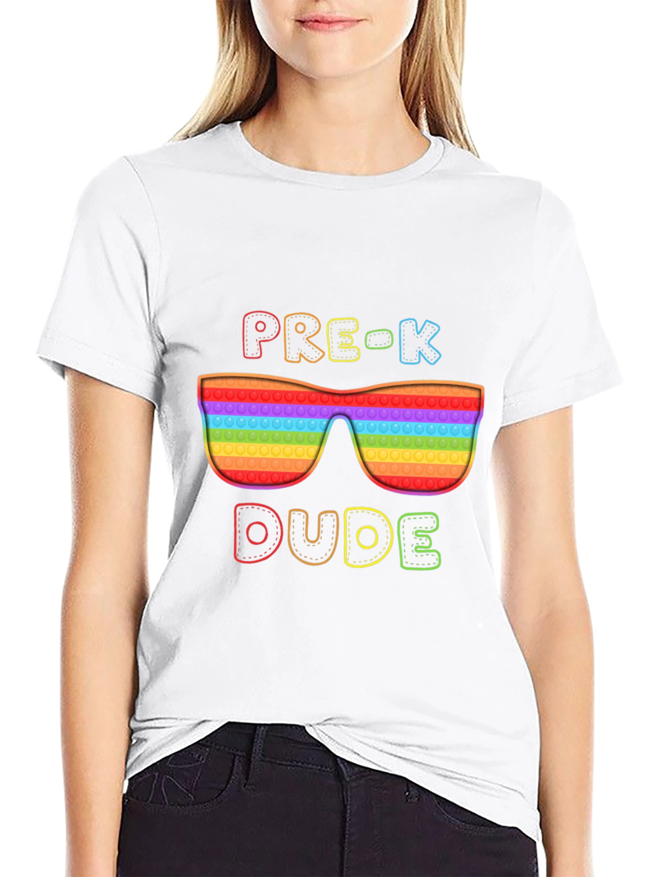 Pre-K Dude Pop It Sunglasses T-Shirt