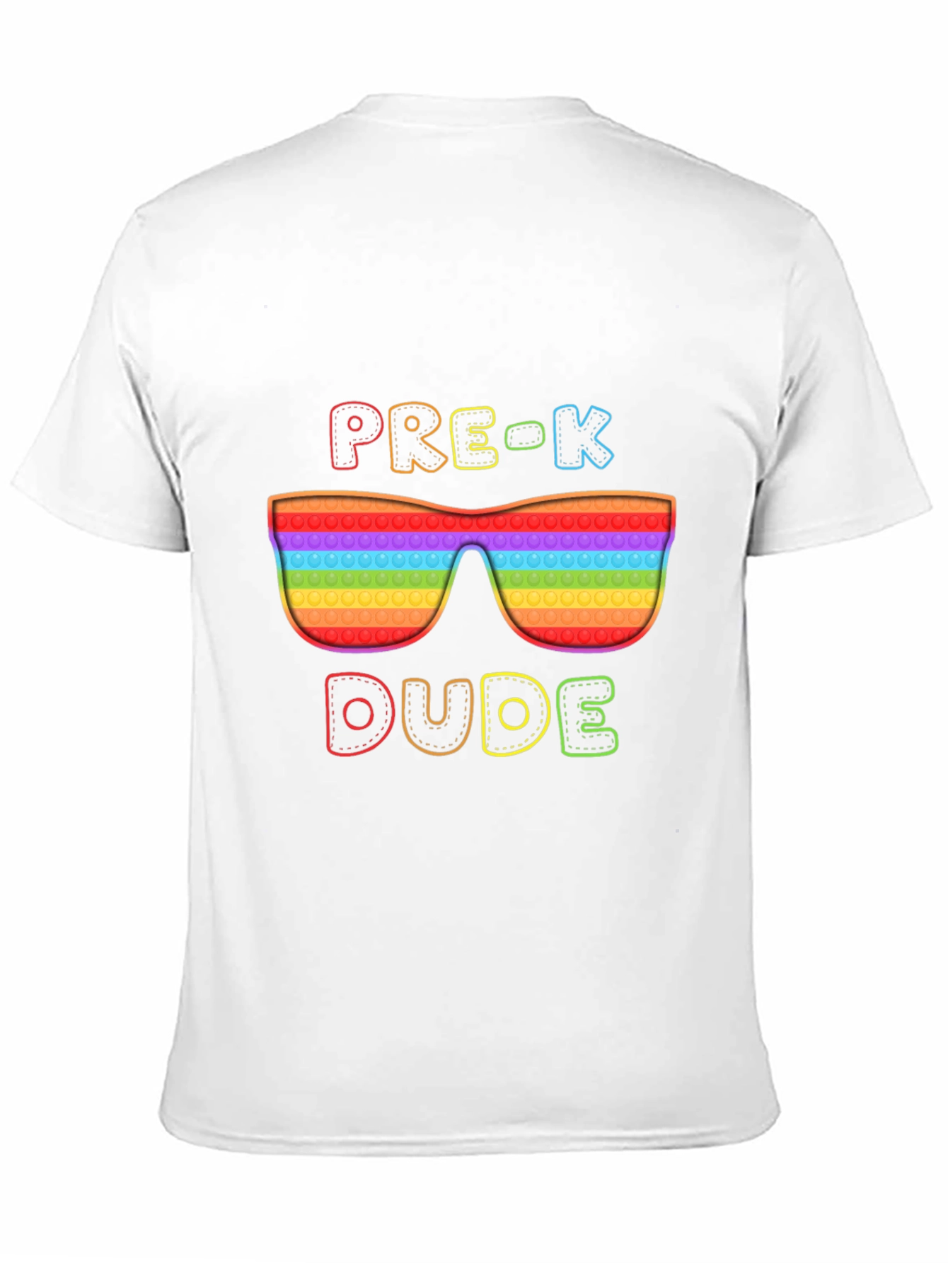 Pre-K Dude Pop It Sunglasses T-Shirt