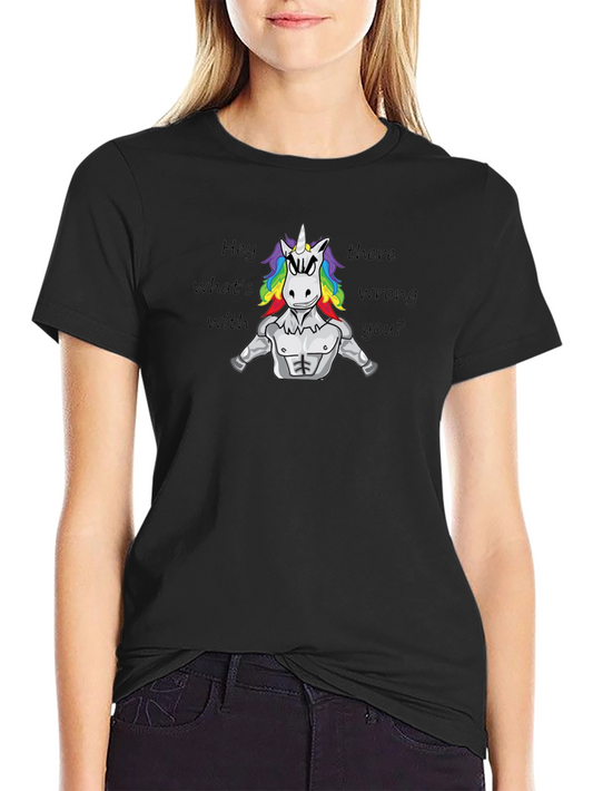 Angry Unicorn T-Shirt - Whats Wrong With You?