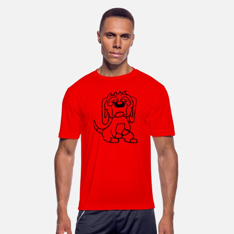 Dog Looks Unhappy Sad Shy Scared Bored Face Funny