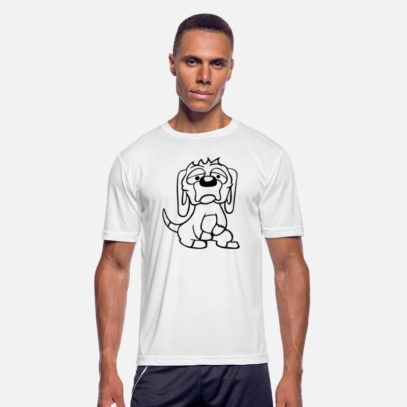 Dog Looks Unhappy Sad Shy Scared Bored Face Funny