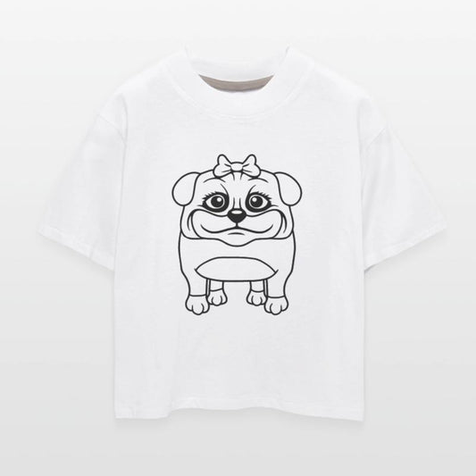 Dog Pug Girl Pretty Bow Woman Female Cute Funny