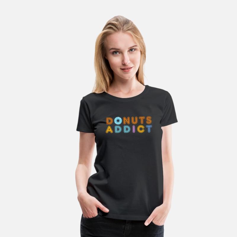 Donuts addict blue stars
