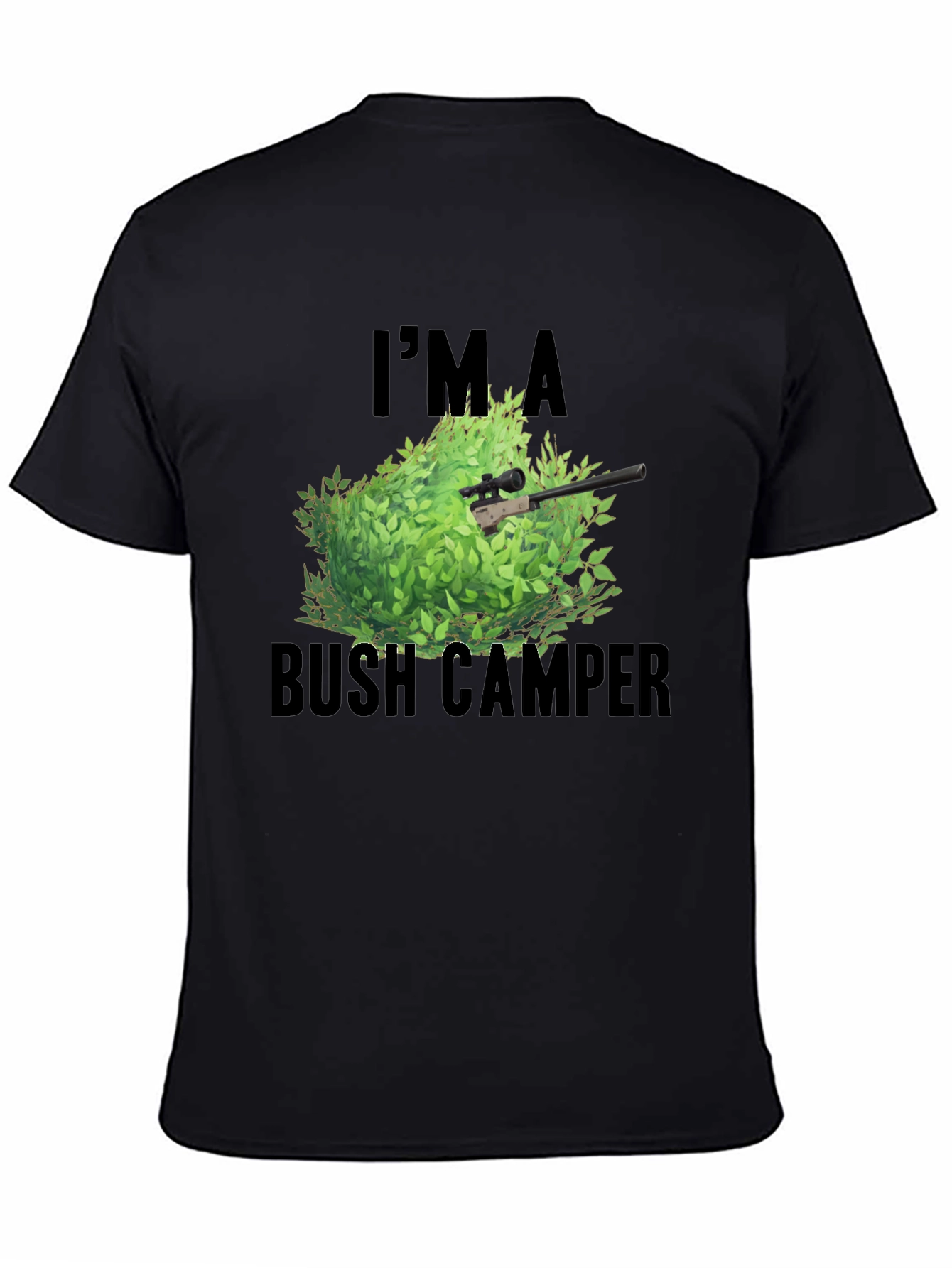 Bush Camper T-Shirt - Funny Gaming Tee