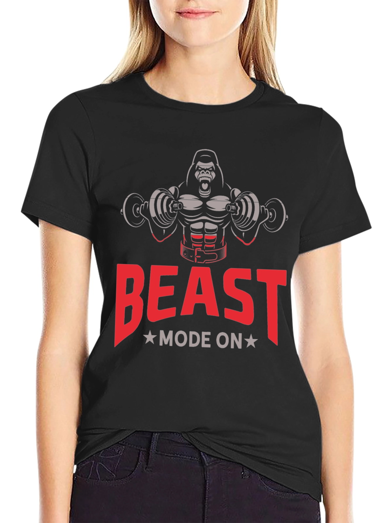 Beast Mode On Gorilla Gym T-Shirt