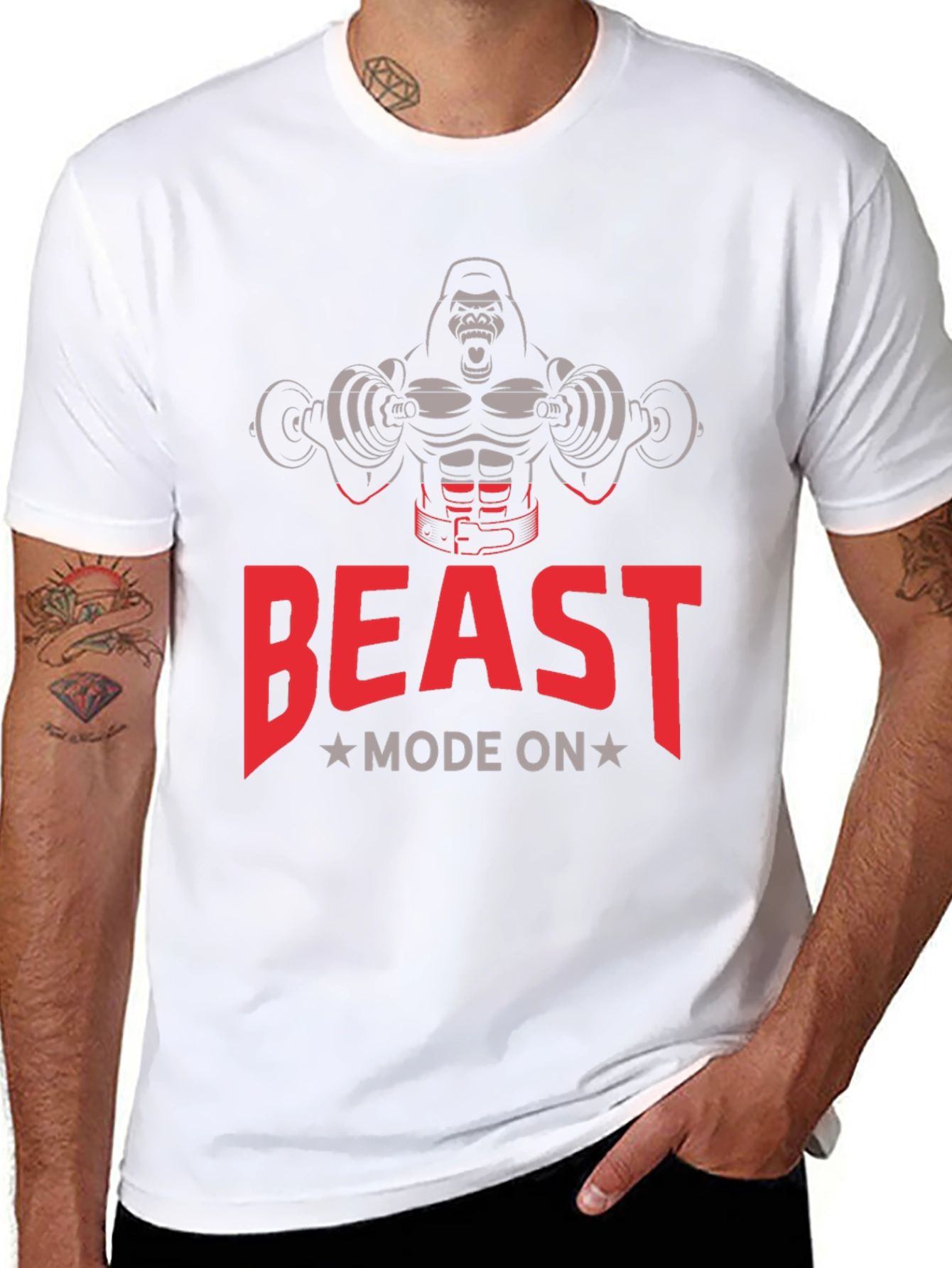 Beast Mode On Gorilla Gym T-Shirt